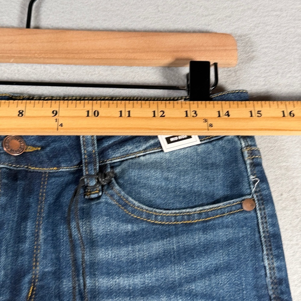 Judy Blue Relaxed Fit Mid Rise Jeans Dark Blue JB82102 DK Size 29 NWT - Picture 5 of 16
